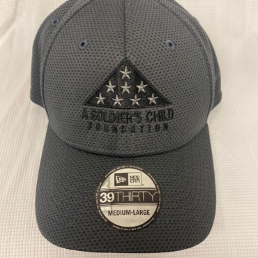 Gray ballcap with ASCF logo embroidered in black.