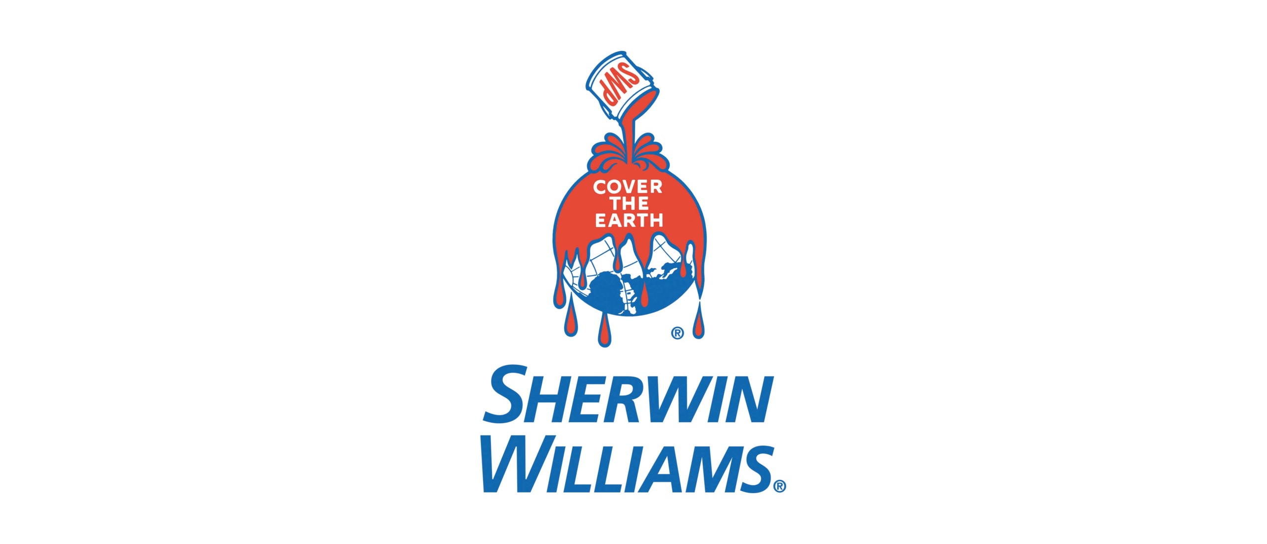 Sherwin-Williams vertical color logo white background